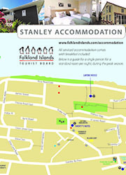 Stanley Accommodation Map